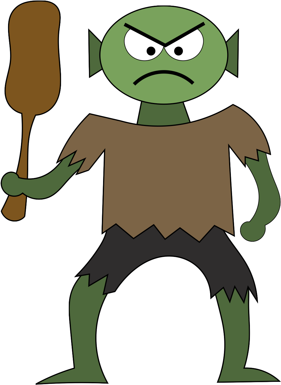 Troll - Cartoon Clipart (1024x1536), Png Download