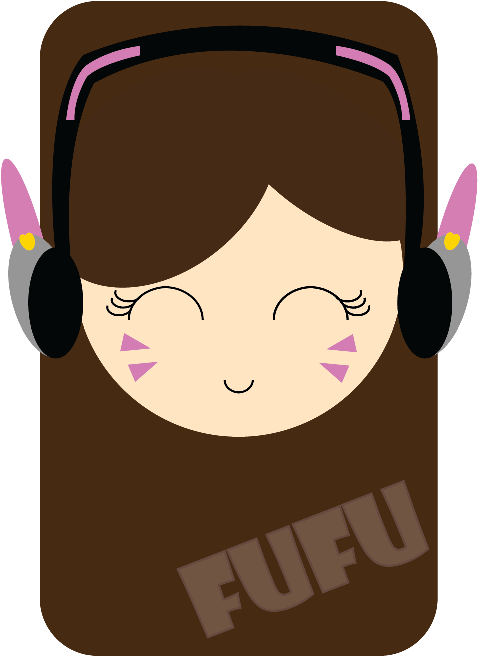 Dva Is A Gaming Character From The Game Called Overwatch - Cartoon Clipart (954x1316), Png Download