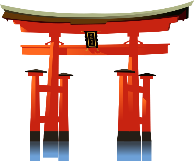 Itsukushima Miyajima The Great Transparent Background Clipart (800x800), Png Download