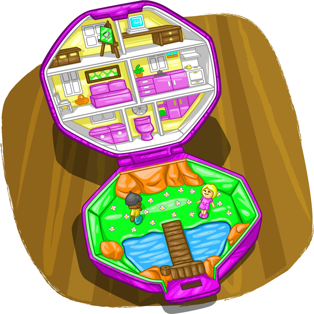 Chloe Compact - Illustration Clipart (1024x1024), Png Download