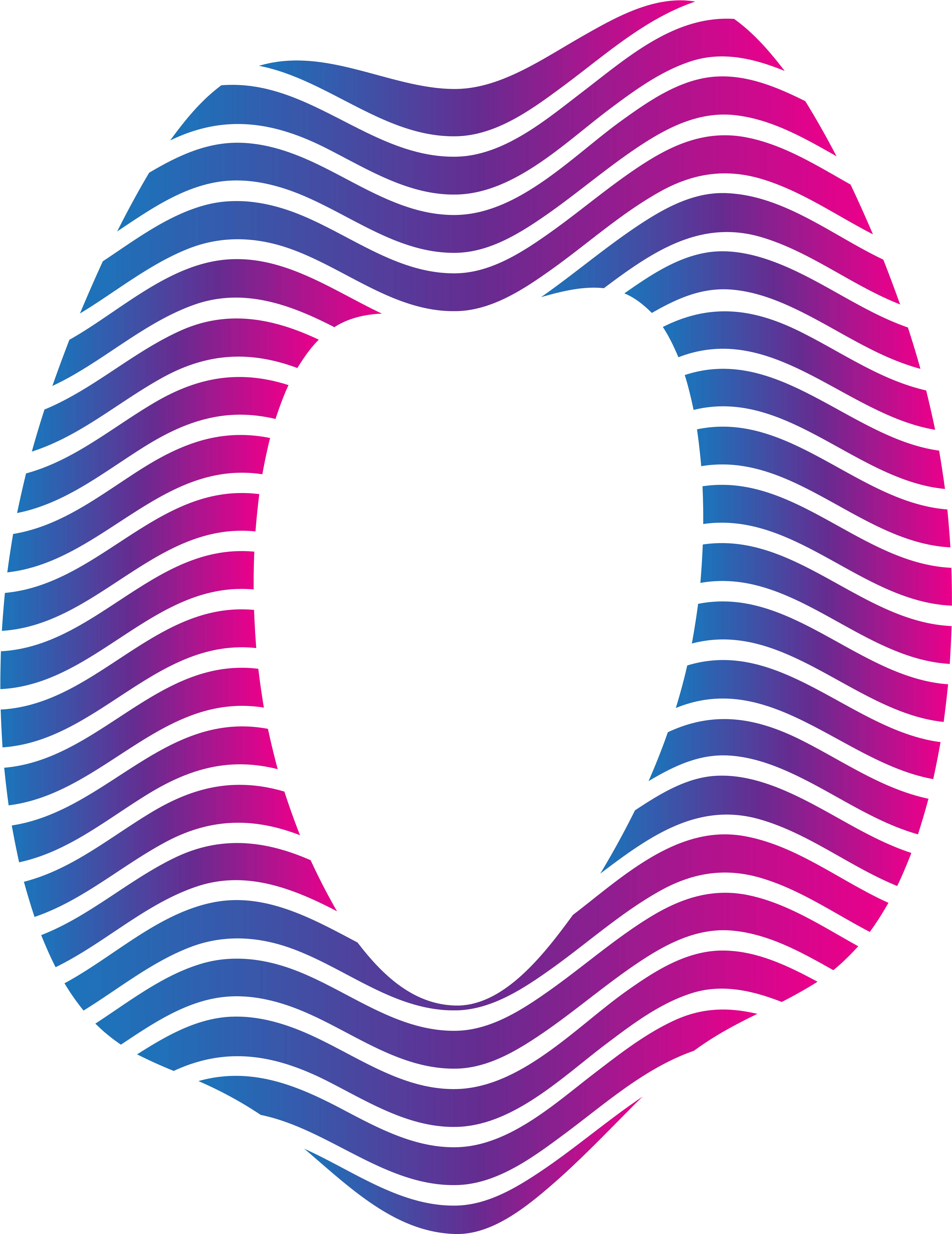 Letters Gradient Fonts Commercial Pop Style Png And Clipart (8334x8334), Png Download