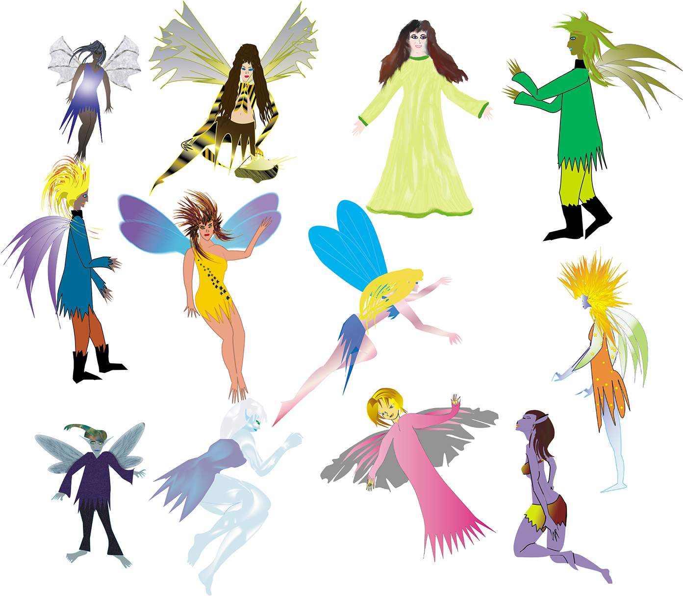 Dimensions - Fairy Clipart (1400x1223), Png Download