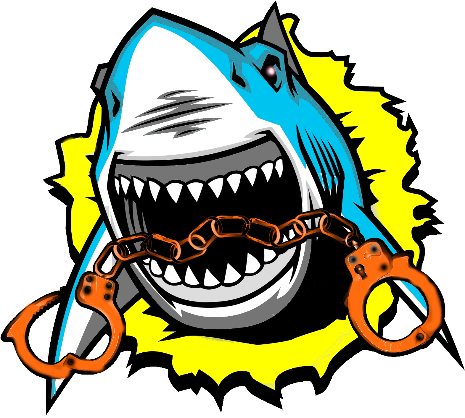 88a12e D 1700 1600 S 2 - Black And White Shark Clip Art - Png Download (1700x1600), Png Download