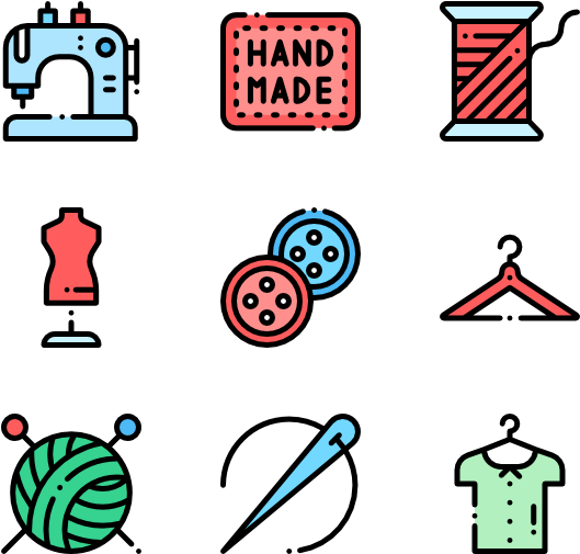 Sewing Clipart (600x564), Png Download