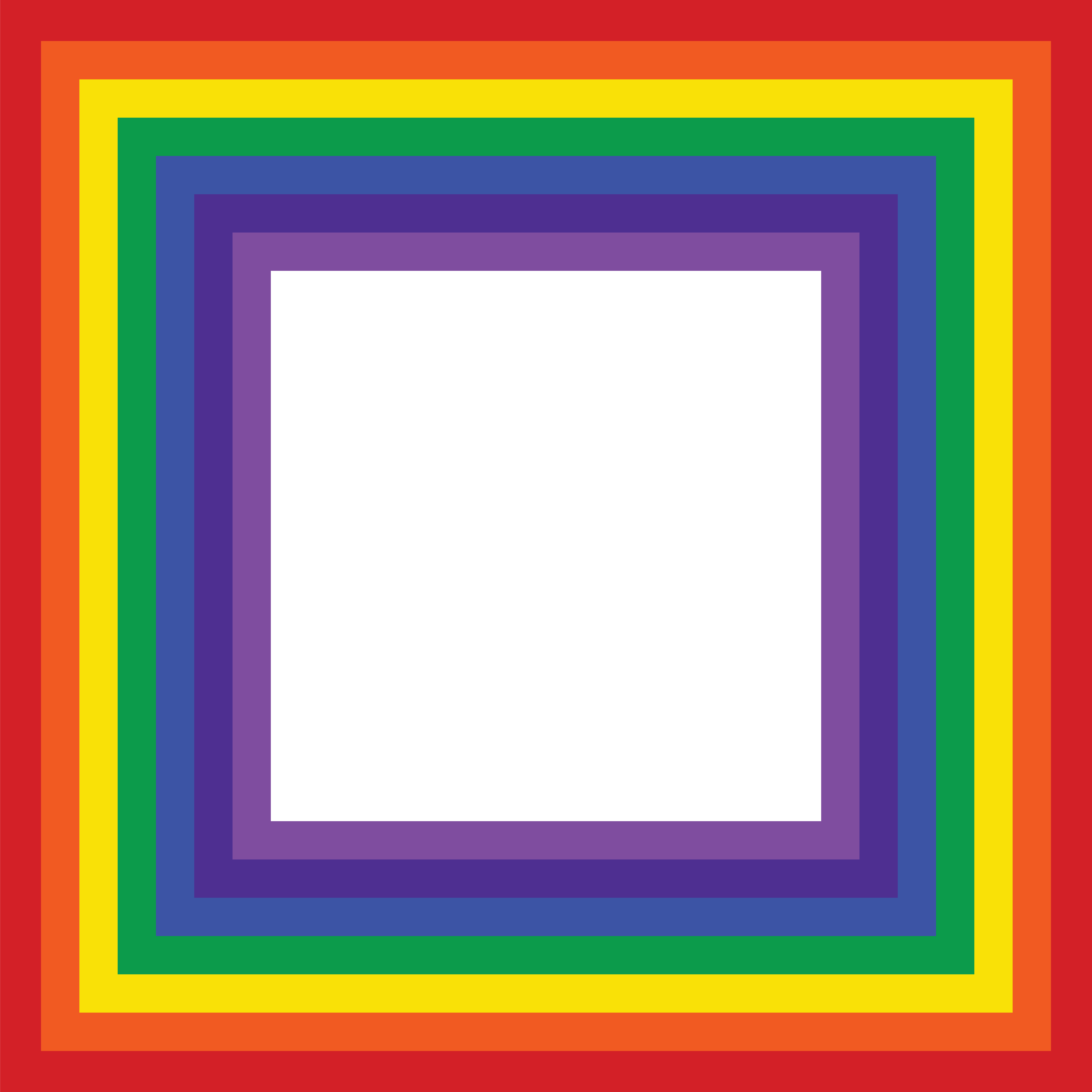 Rainbow Frame Clip Art Border - Rainbow Border Clip Art - Png Download (4000x4000), Png Download