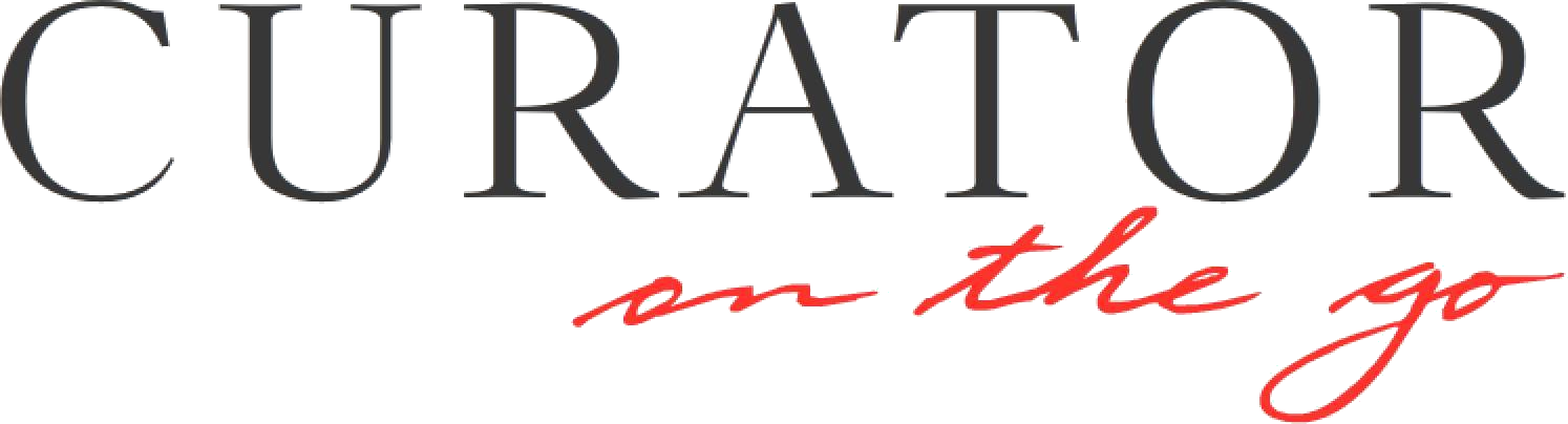 Introducing "curator On The Go" Clipart (1494x404), Png Download