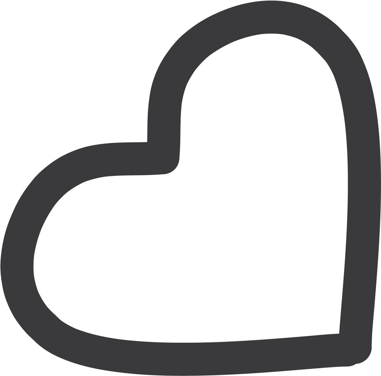 Loved - Heart Clipart (1323x1275), Png Download