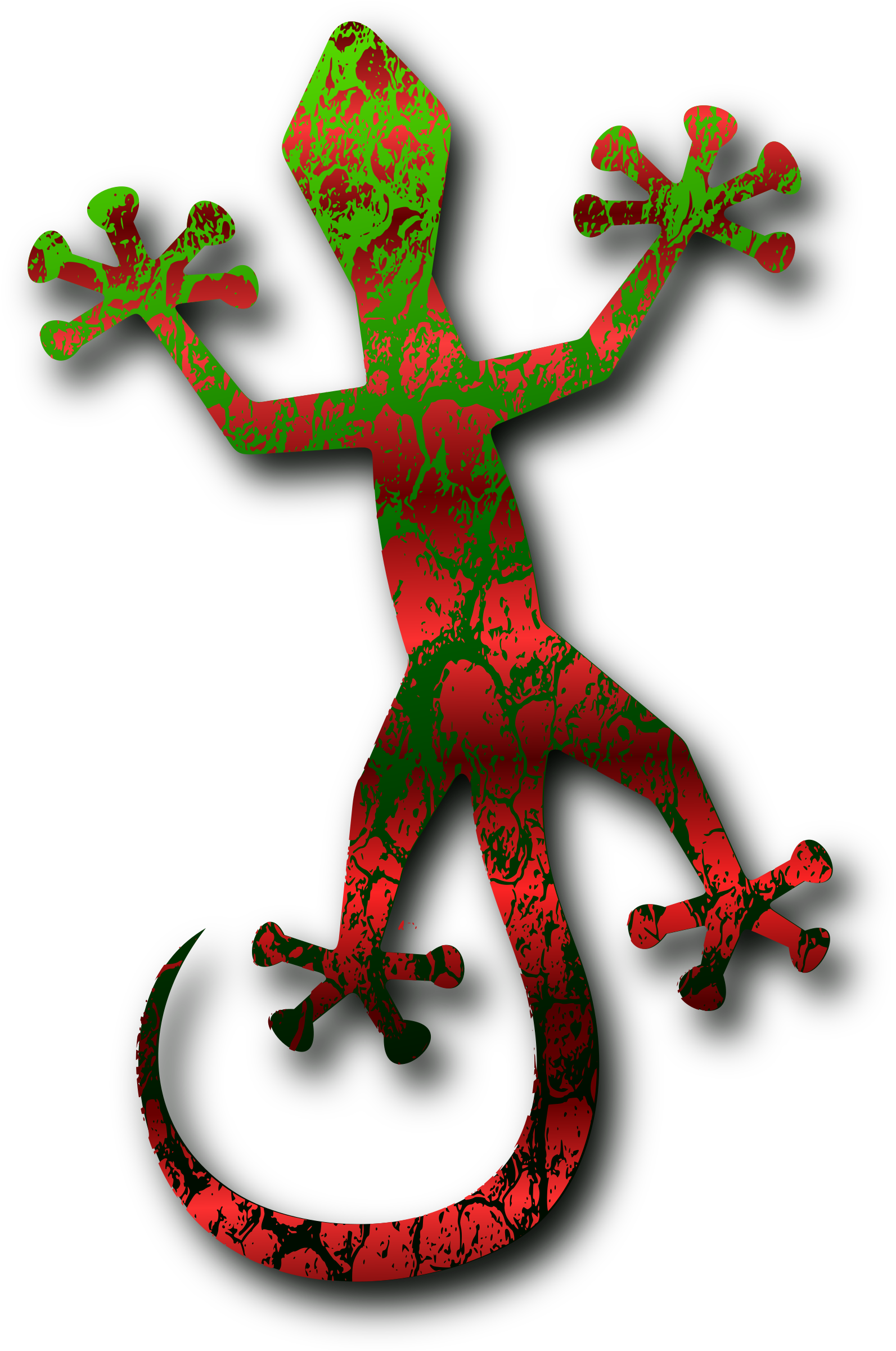 Big Image - Gecko Clipart (1593x2400), Png Download