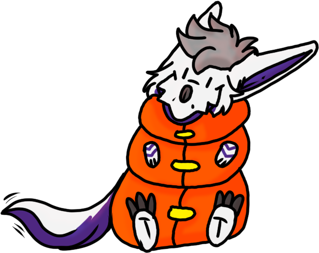 Chibi Betaetadelota Stays Life Jacket Clipart (675x564), Png Download