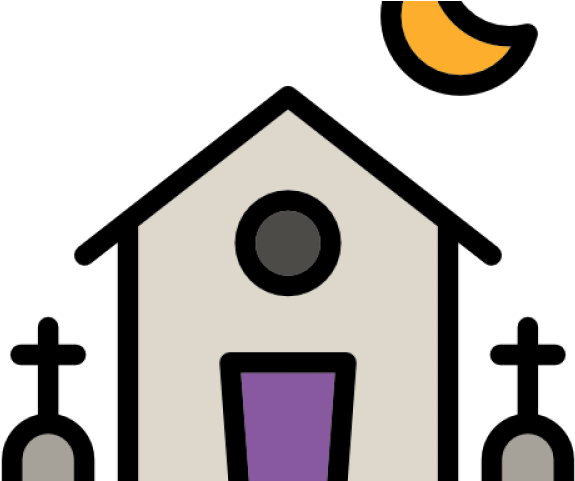 Horror Clipart Creepy Halloween - Smart Home Icon Free - Png Download (640x480), Png Download