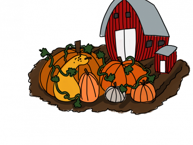 Harvest Moon Clipart Pumpkin Family - Pumpkin Day Clipart Png Transparent Png (640x480), Png Download