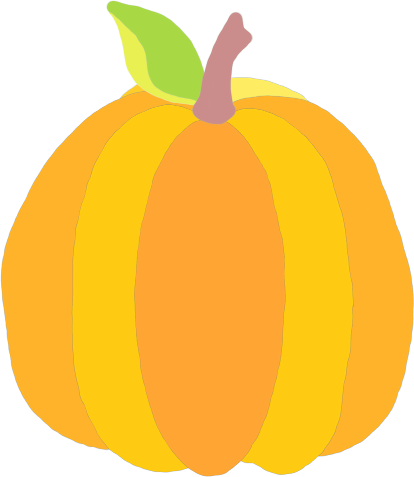 Free Halloween Autumn Fall Thanksgiving Themed Clip - Pumpkin - Png Download (1200x1200), Png Download