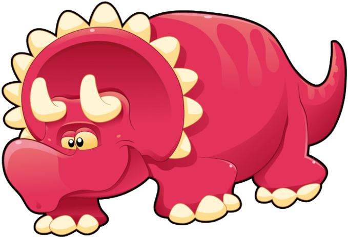 Osaurs Graphic (700x497, 260kb) Mimosas, Clipart, - Red Triceratops Clipart - Png Download (700x497), Png Download