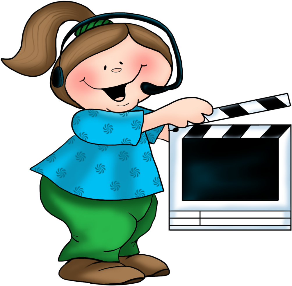 Movie Theater - 導演 卡通 Clipart (1024x990), Png Download
