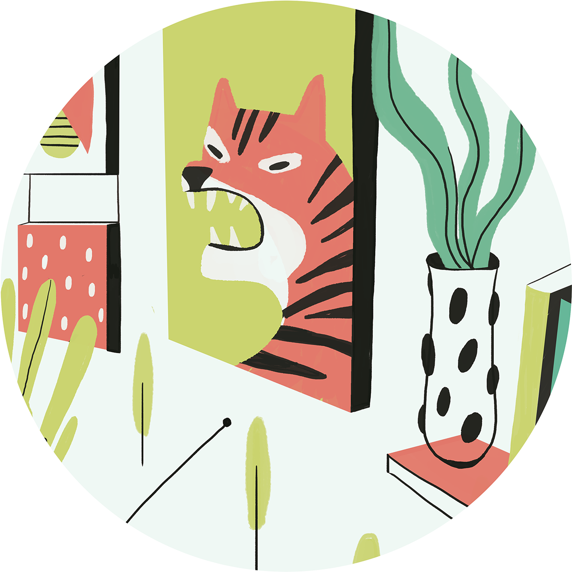 Jungle Room - Illustration Clipart (1200x1200), Png Download