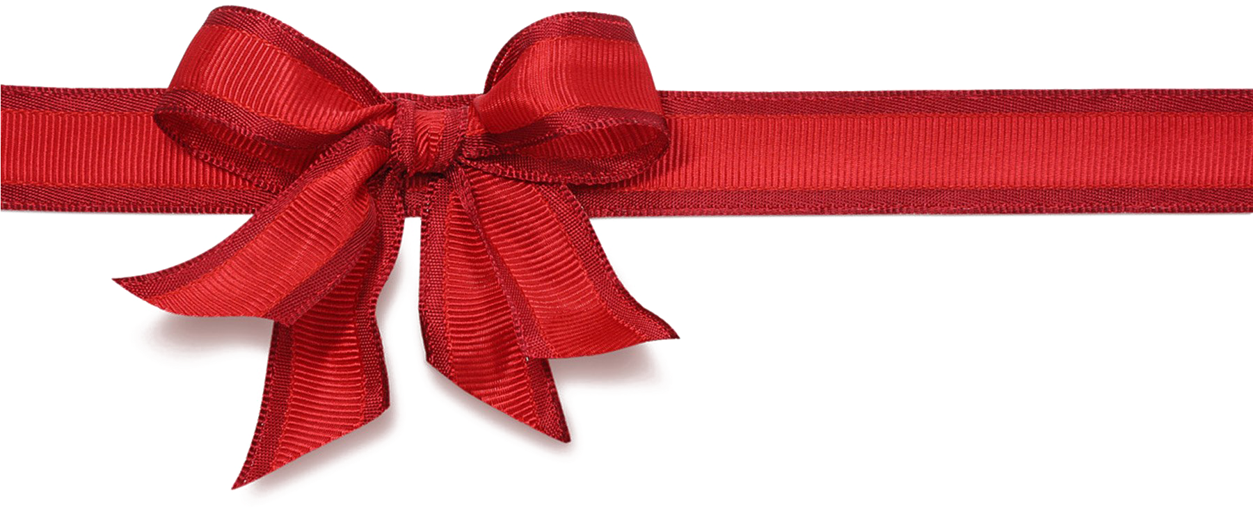 Red Christmas Ribbon Png Hd - Ribbon For Birthday Clipart (1800x1200), Png Download