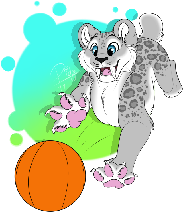 A Cat And His Ball - Cartoon Clipart (655x772), Png Download