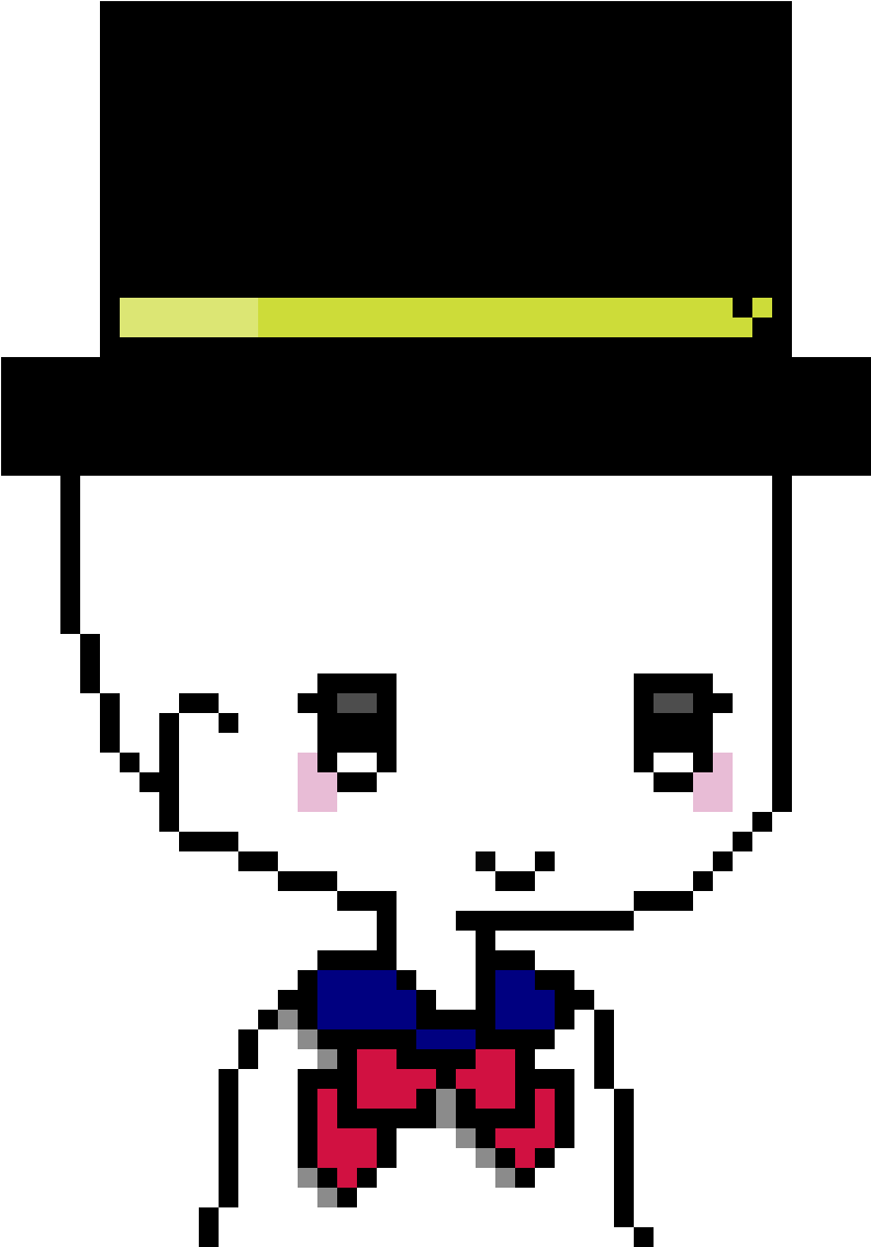 Anime Snowgirl - Minecraft Derp Pixel Art Clipart (1152x1152), Png Download