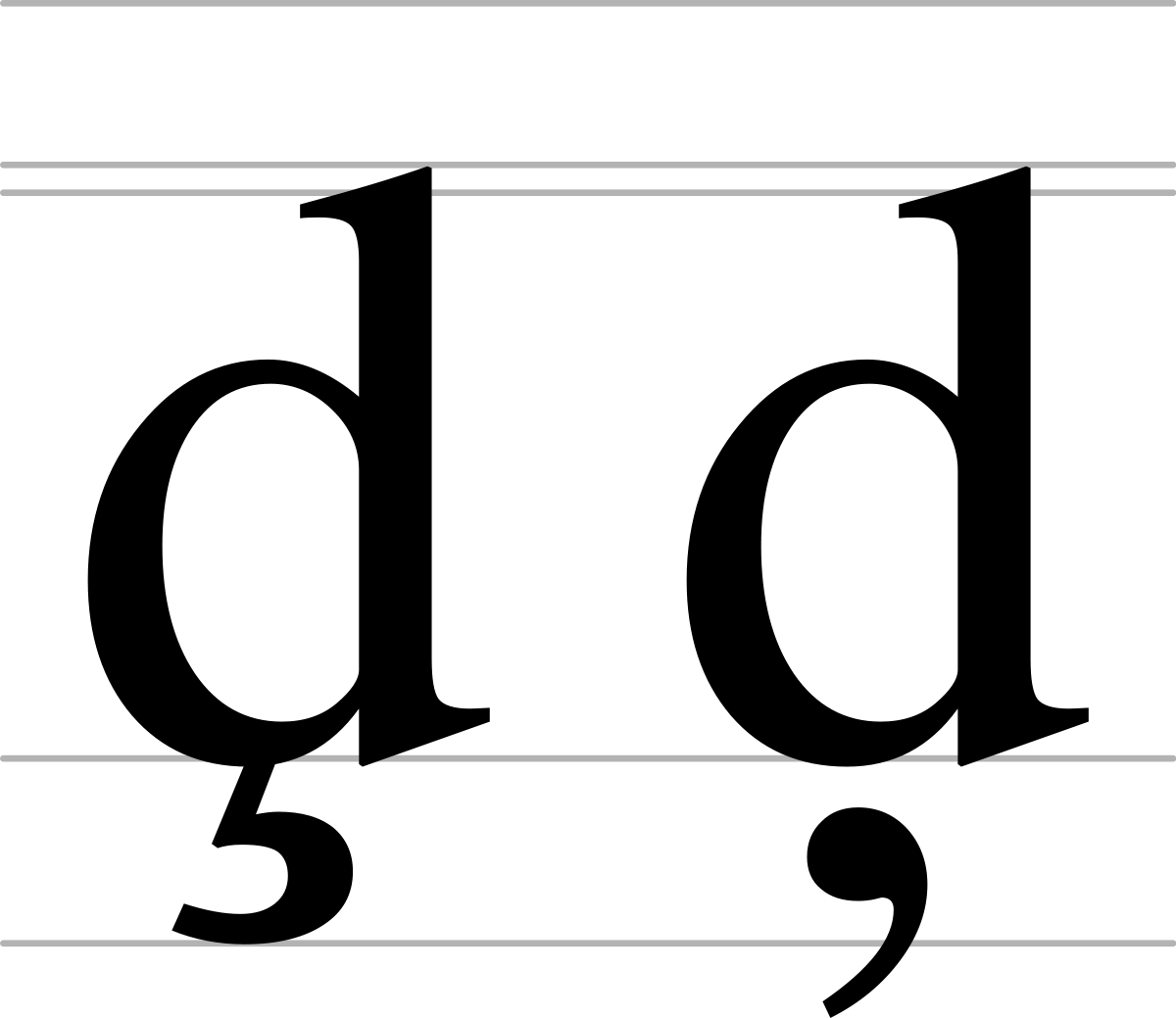 D Cedilla Clipart (1200x1039), Png Download