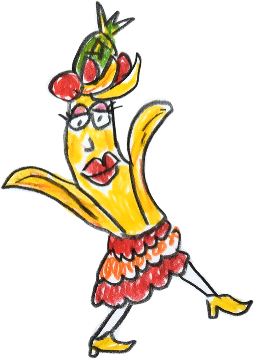 Banana-ready Clipart (1022x1240), Png Download