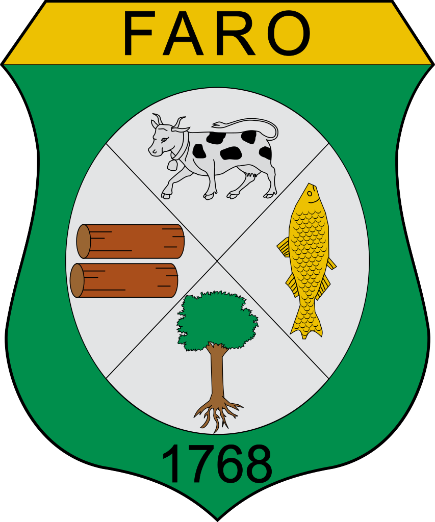 Brasão De Faro - Cidade De Faro Pará Clipart (853x1024), Png Download