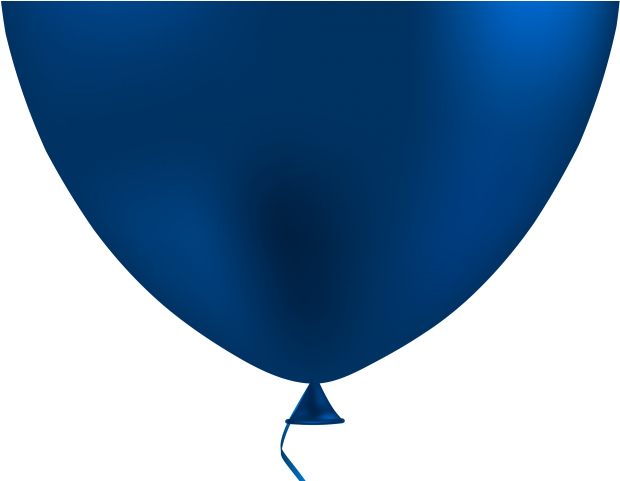 Dark Blue Clipart Onesie - Balloon - Png Download (640x480), Png Download