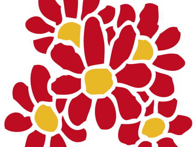 Vintage Flower Clipart Modern Flower - Tagetes Patula - Png Download (640x480), Png Download