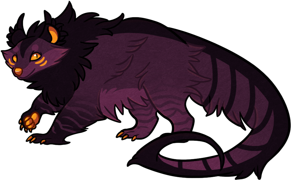 Bearcat - Cartoon Clipart (1000x710), Png Download