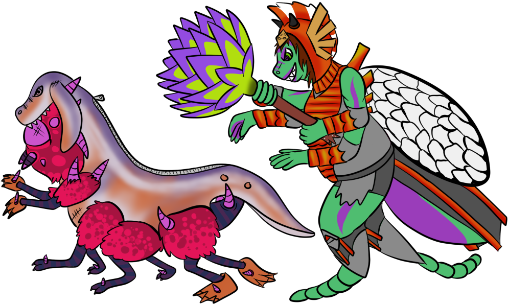 Sheba On The Hunt - Cartoon Clipart (1000x600), Png Download