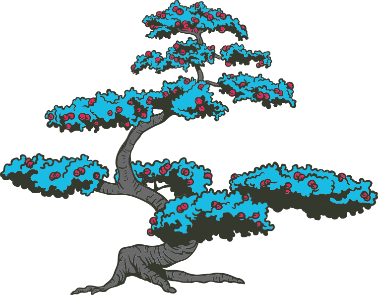 Arbol - Bonsai Vector Clipart (762x594), Png Download