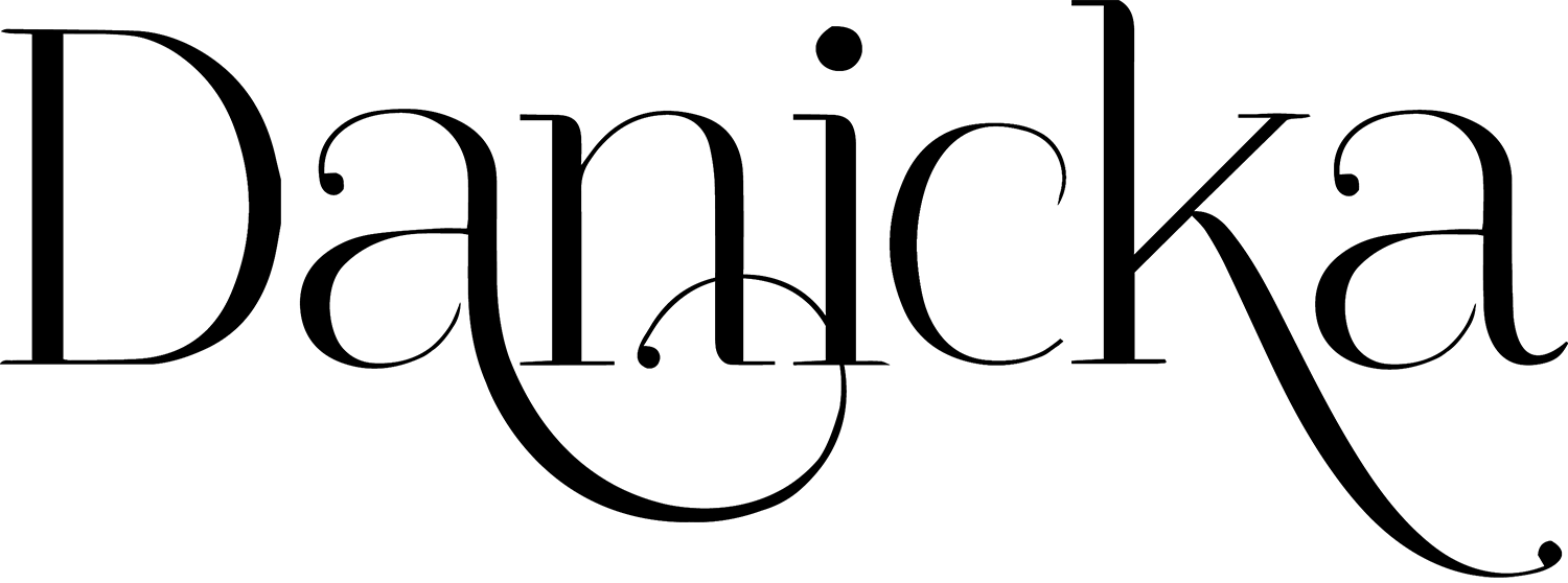 Elegant, Personable, Jewelry Logo Design For Danicka Clipart (1500x558), Png Download