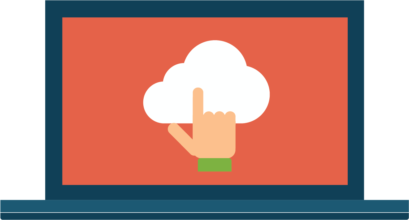 Secure Document In The Cloud Clipart (1394x759), Png Download