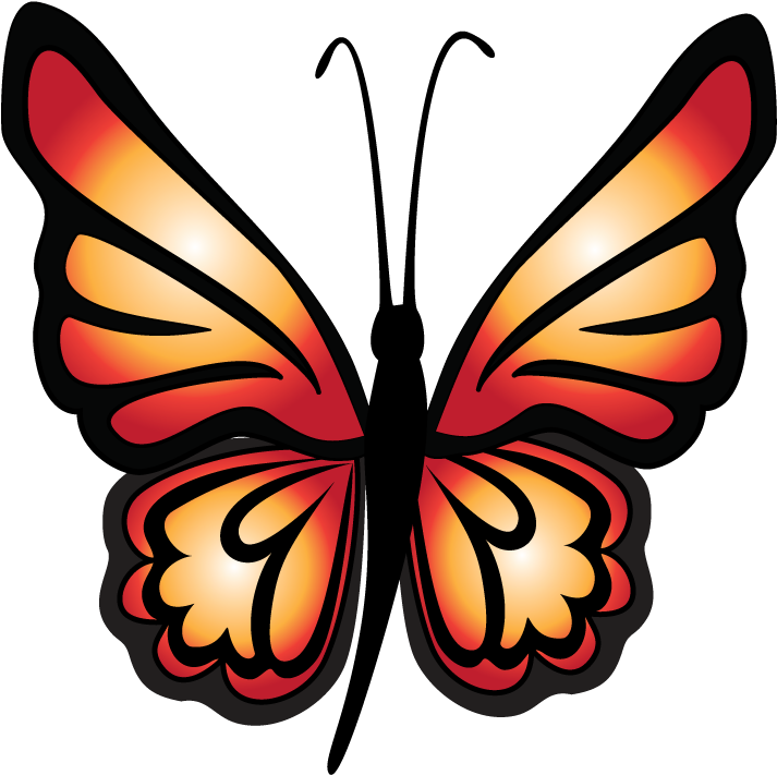 Creation Creatures Llc - Monarch Butterfly Clipart (720x720), Png Download