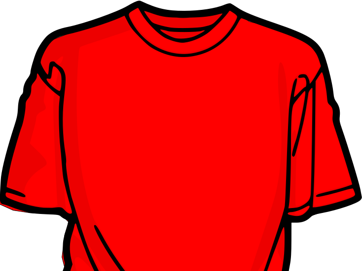 Les Vetements- Vocabulary & Short Reading Comprehension - Transparent T Shirt Clip Art - Png Download (734x551), Png Download