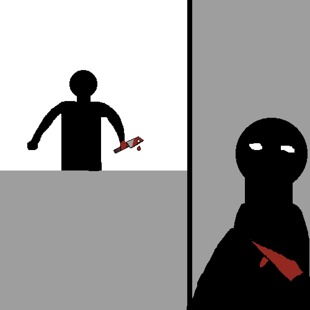 Murder - Illustration Clipart (1000x1000), Png Download