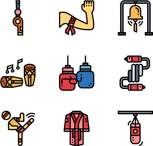 Thai Boxing Clipart (600x564), Png Download