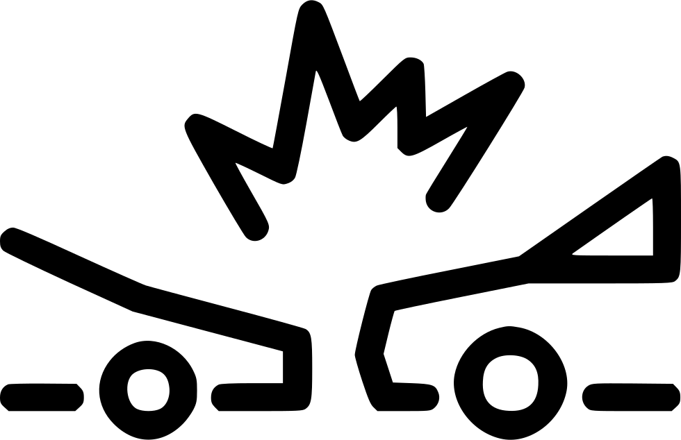 Report A Non-injury Crash - Crash Icon Png Clipart (980x634), Png Download