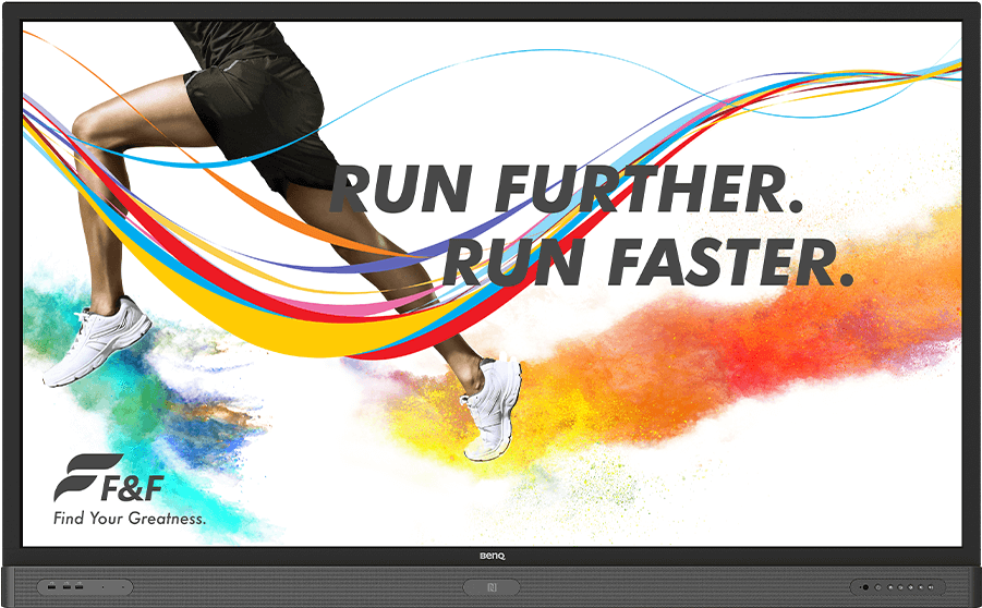 Pioneering Innovations Include 20 Point Multi Touch, - Benq Education Interactive Flat Panel Display Clipart (1000x1000), Png Download