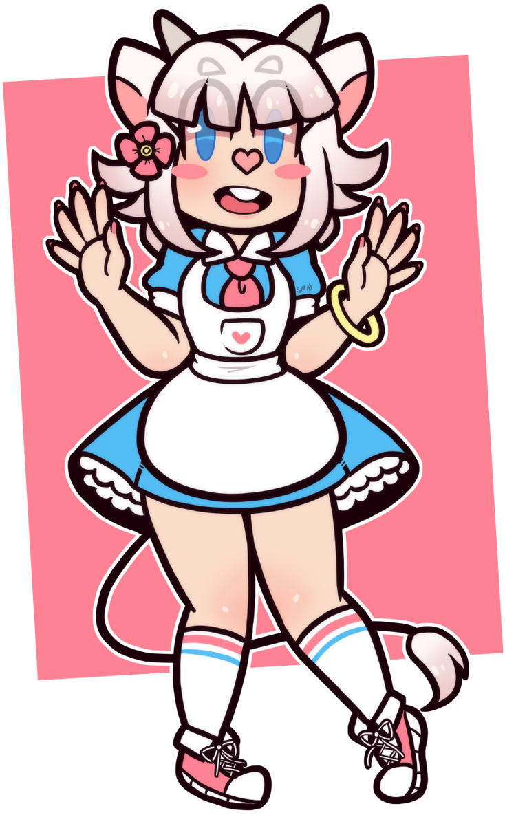She Works At Little Diner In Pinwheels That Sharu Visits - Cartoon Clipart (769x1200), Png Download