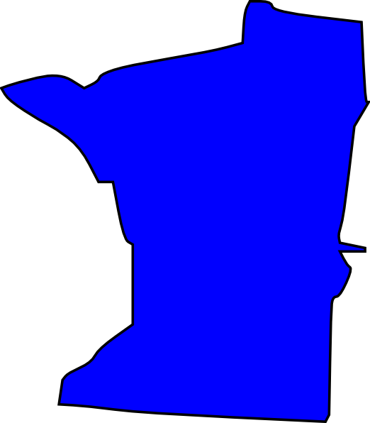 Clipart Of Minnesota, Mn And Minnesota State - Png Download (522x596), Png Download