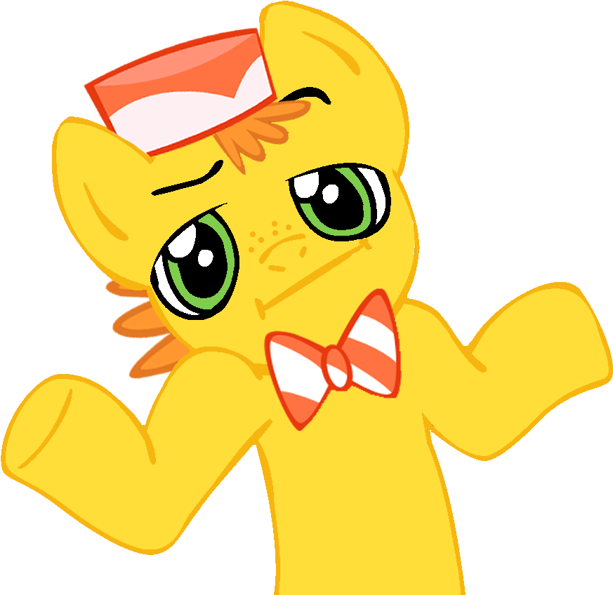 Clone's Signature Mr - Pony Shrug Clipart (945x945), Png Download