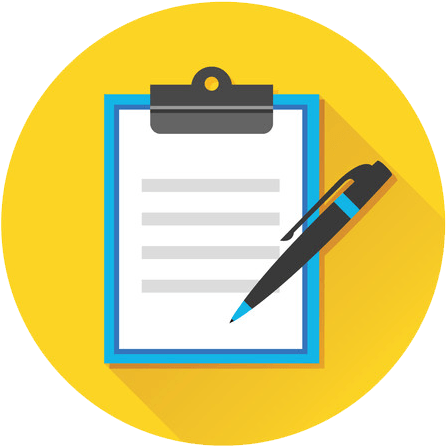 Content Marketing Agency - Questionnaire Yellow Clipart (800x800), Png Download