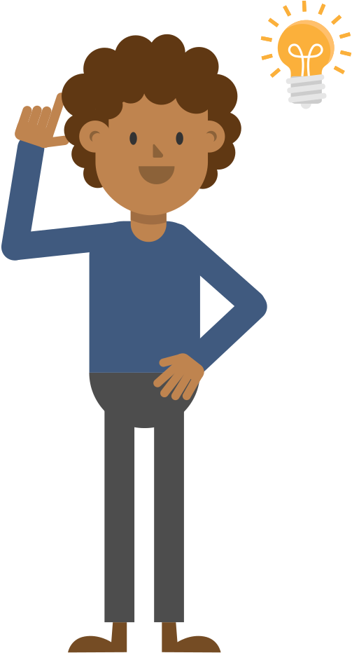 Open - Idea Cartoon Png Clipart (2000x1125), Png Download