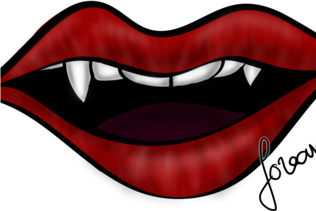 Lips Clipart Vampire - Png Download (640x480), Png Download