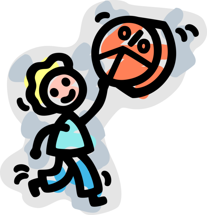 Vector Illustration Of Pie Chart Statistical Graphic Clipart (675x700), Png Download