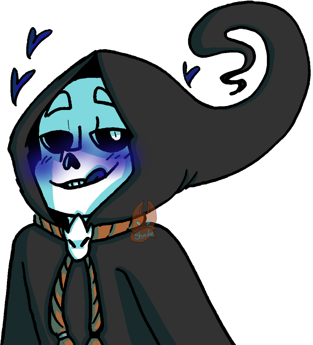 Some More Of The Blushing Sanses I Was Doing, I Decided - Cartoon Clipart (1144x1200), Png Download