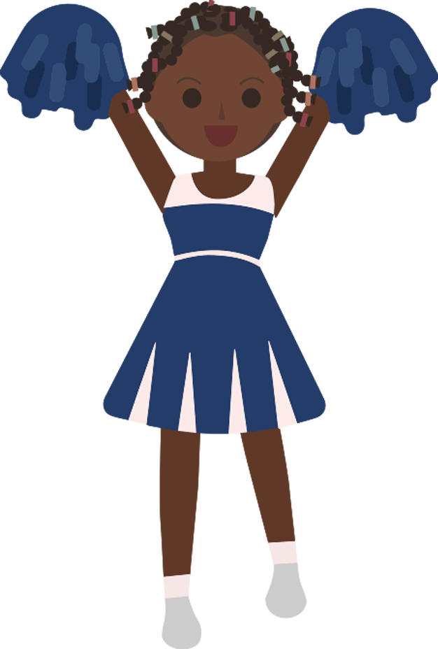 Feeling Good - Cartoon Clipart (626x928), Png Download