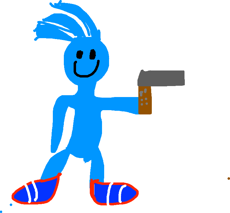 Sonic The Flosser Clipart (753x698), Png Download