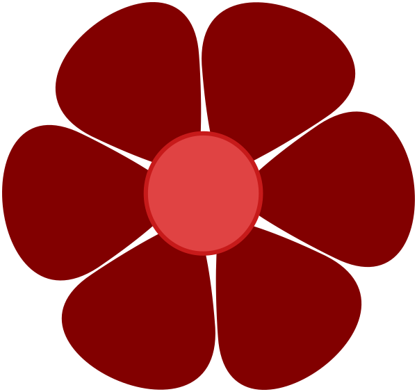 Pink Flower Clip Art - Png Download (600x564), Png Download