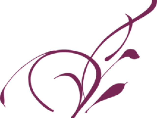 Swirls Clipart Curly - Vine Drawing - Png Download (640x480), Png Download